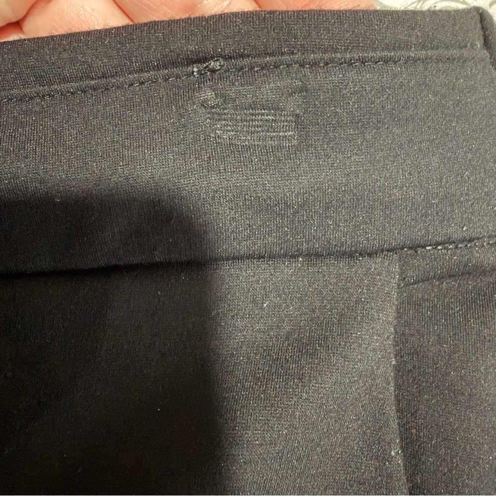 2/$25 Badgley Mischka Women’s Black Pants with Front Tie and Elastic Waist - Picture 8 of 11